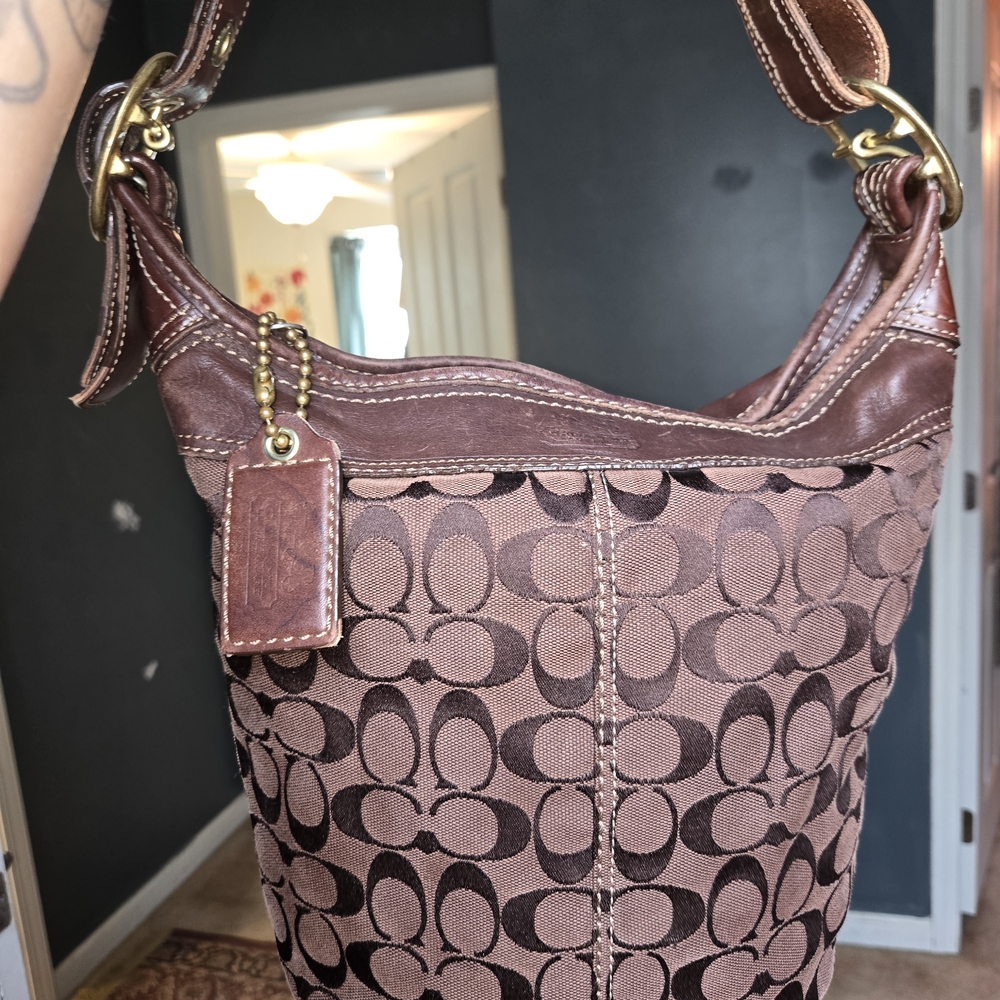vintage coach legacy bucket bag 11437